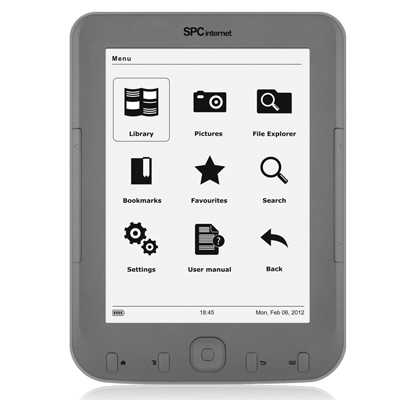 Spc 5604s Ebook Reader 6 2gb Gris